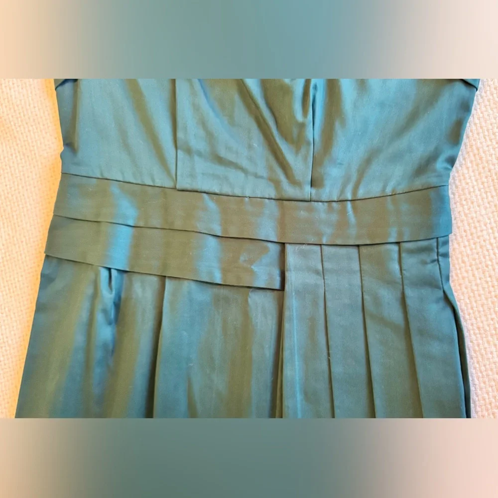 MARC By MARC JACOBS Pleated Teal Mini Dress